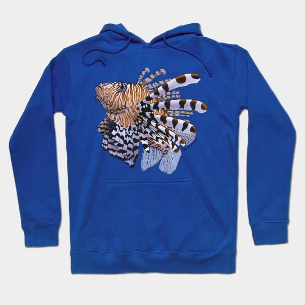 Lionfish Hoodie by ziafrazier